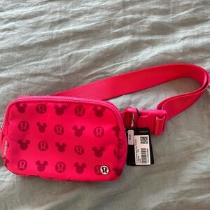 Lululemon Athletica Red Mickey Mouse Belt Bag